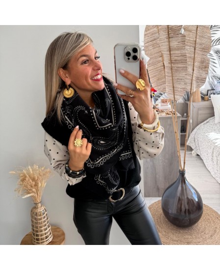 ECHARPE SHARON - NOIR