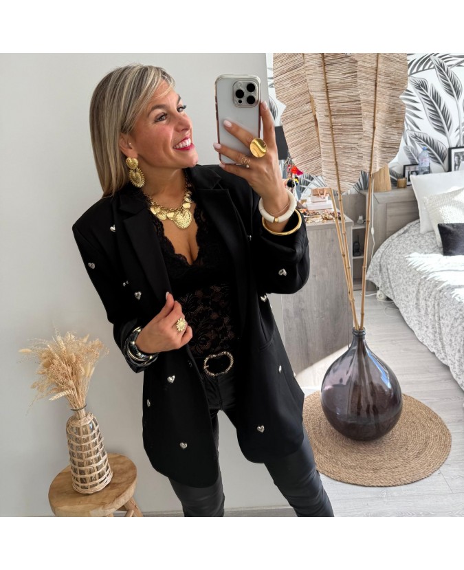 BLAZER MARINO - NOIR