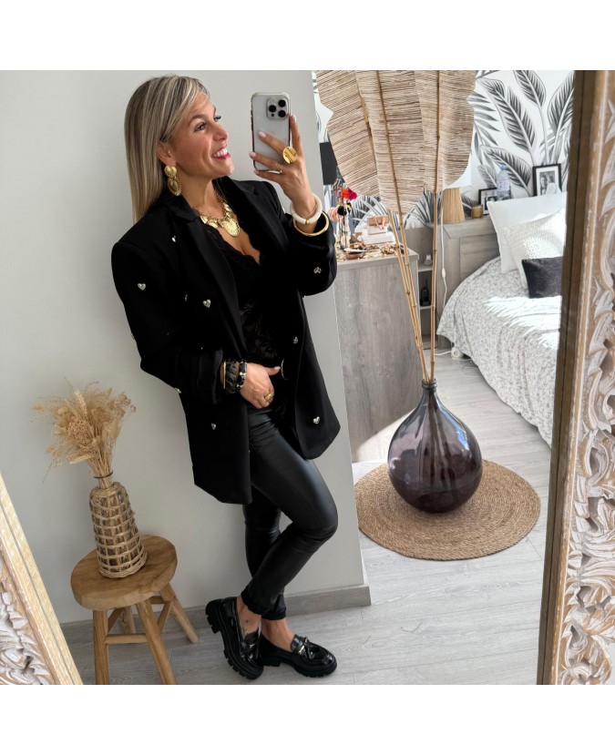 BLAZER MARINO - NOIR