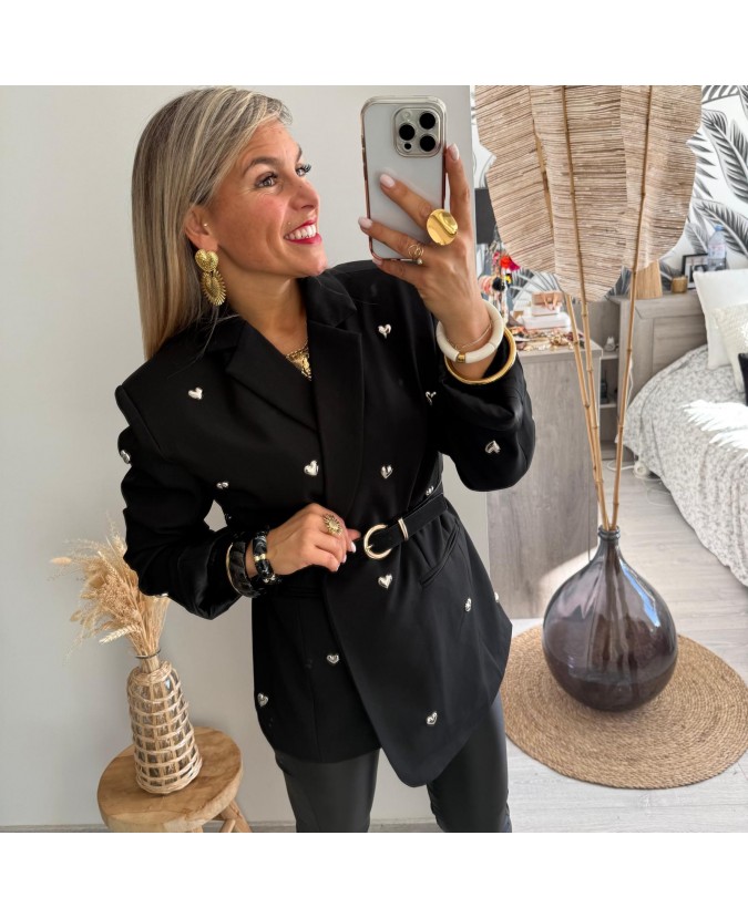 BLAZER MARINO - NOIR