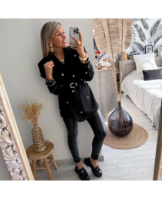 BLAZER MARINO - NOIR