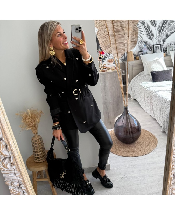 BLAZER MARINO - NOIR