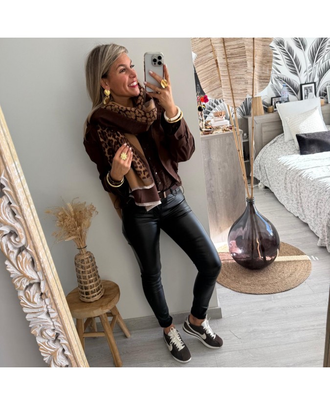 ECHARPE CHIMENE - CAFÉ