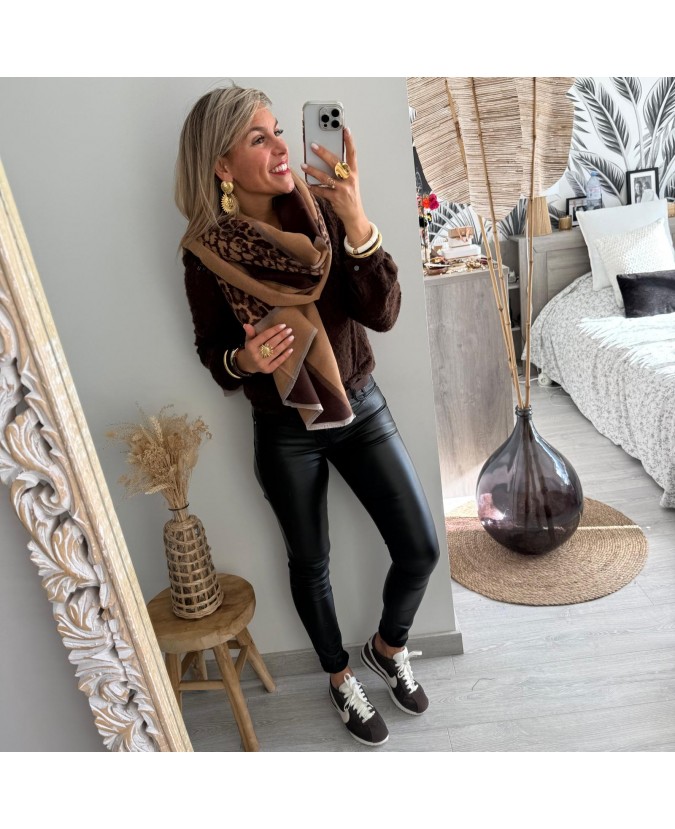 ECHARPE CHIMENE - CAFÉ