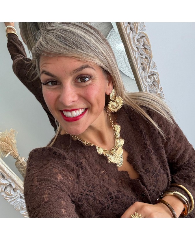 BLOUSE SELMA - CHOCOLAT