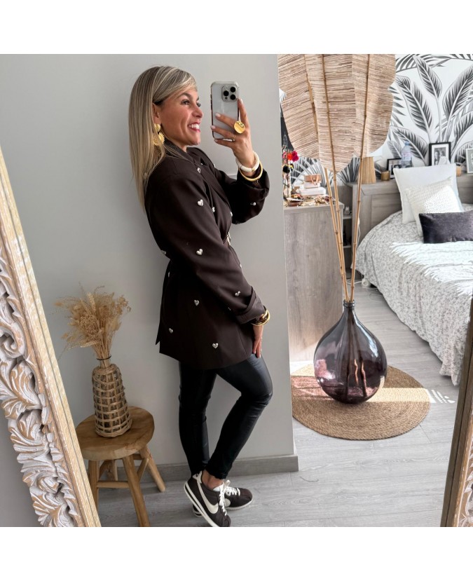 BLAZER MARINO - CHOCOLAT