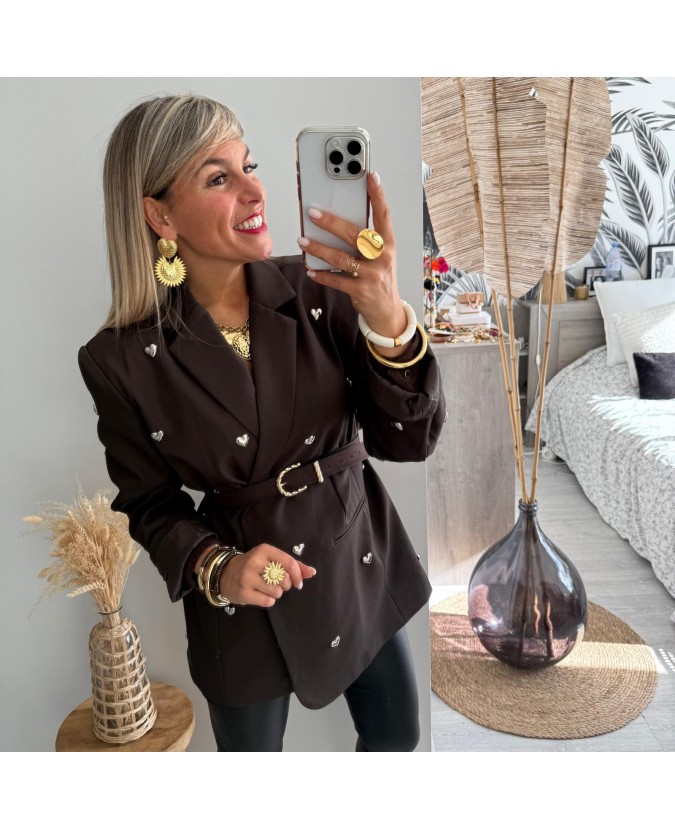 BLAZER MARINO - CHOCOLAT