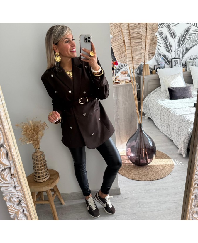 BLAZER MARINO - CHOCOLAT