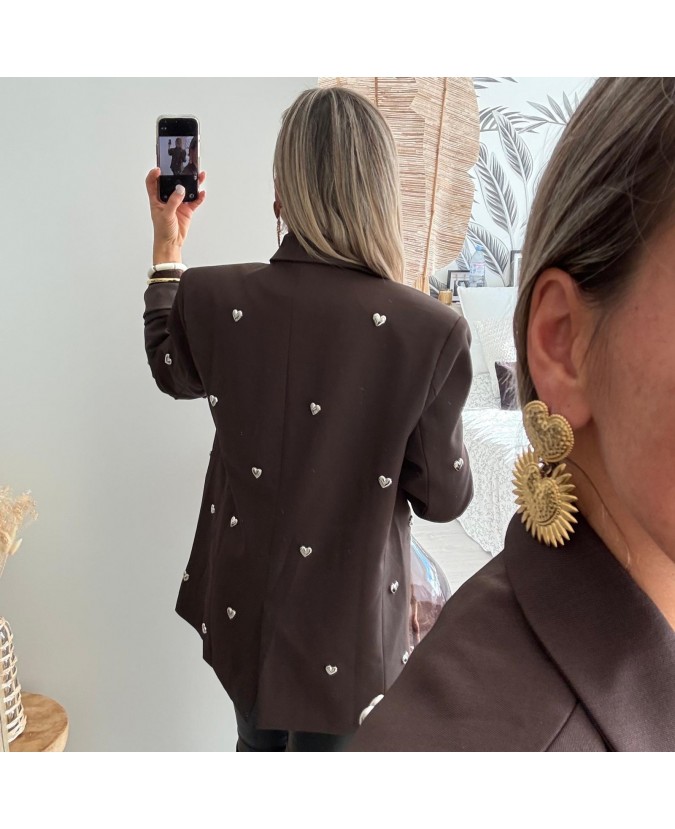 BLAZER MARINO - CHOCOLAT