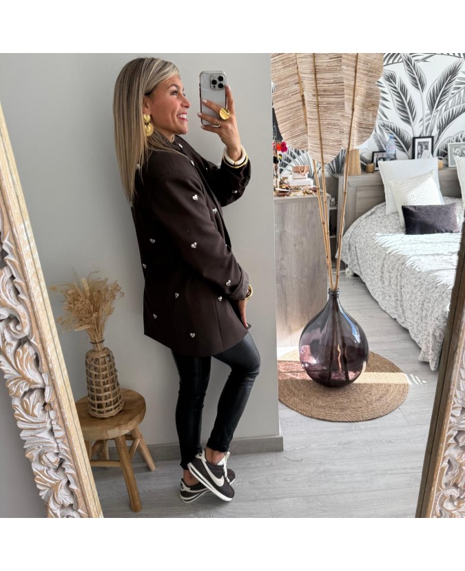 BLAZER MARINO - CHOCOLAT