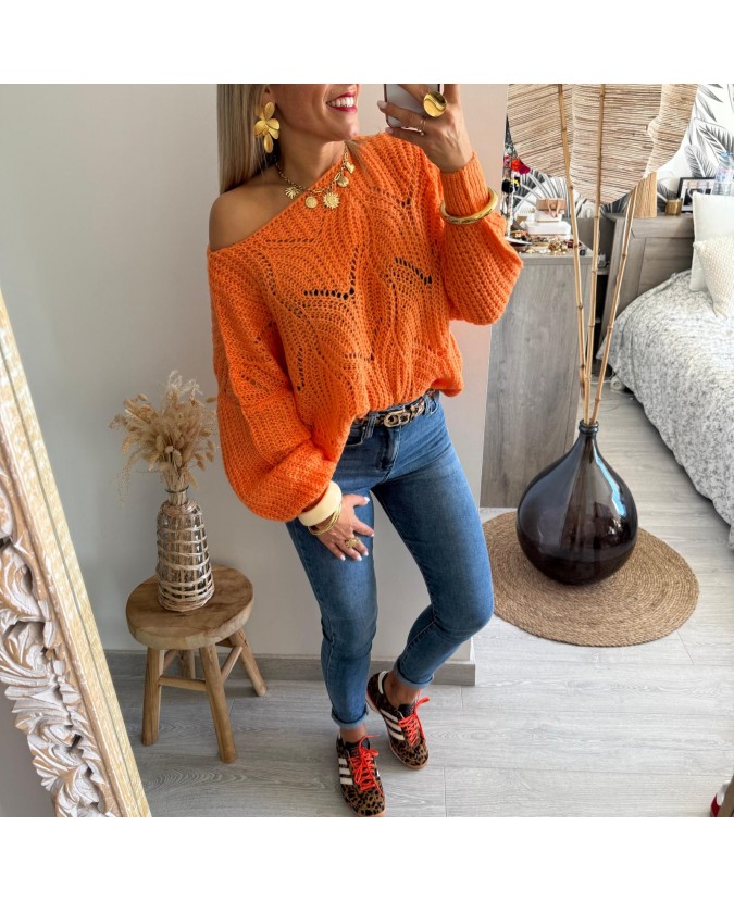 PULL DAINA - ORANGE