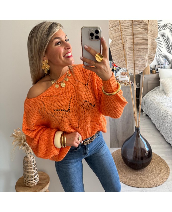 PULL DAINA - ORANGE