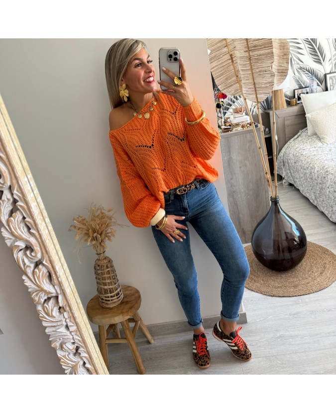 PULL DAINA - ORANGE