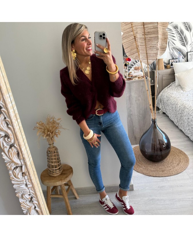 PULL DRISS - BORDEAUX