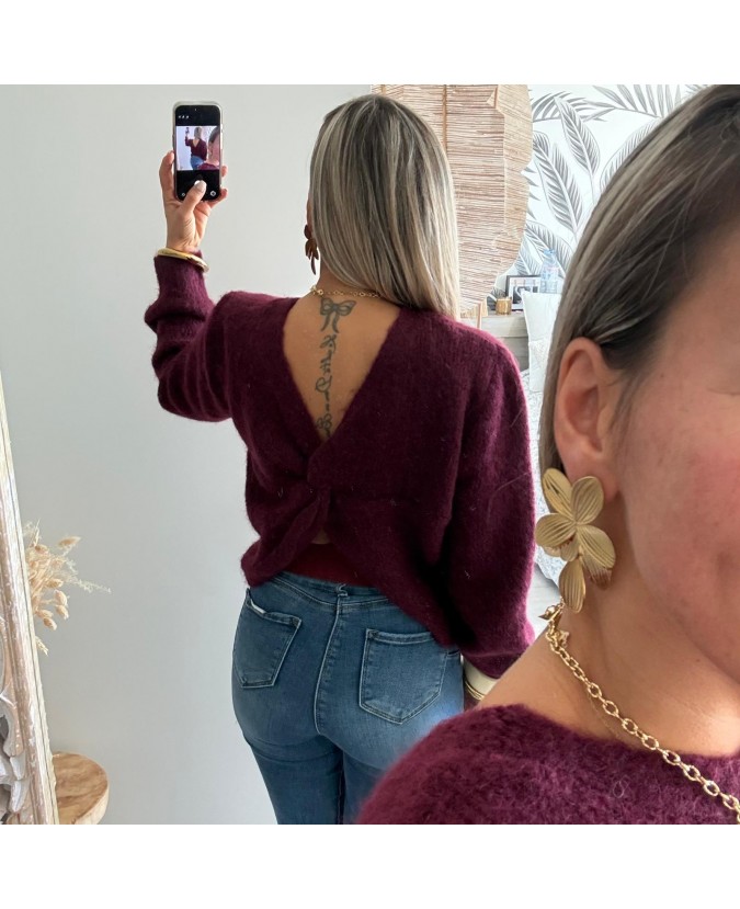 PULL DRISS - BORDEAUX