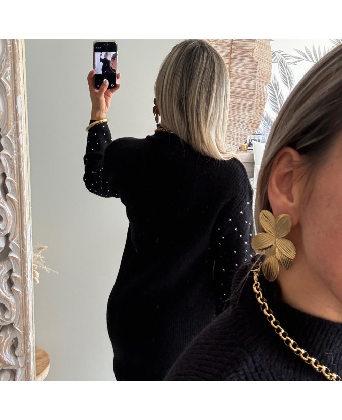 ROBE PULL ISELINE - NOIR