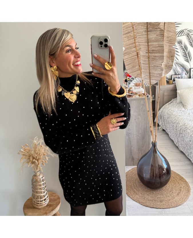 ROBE PULL ISELINE - NOIR