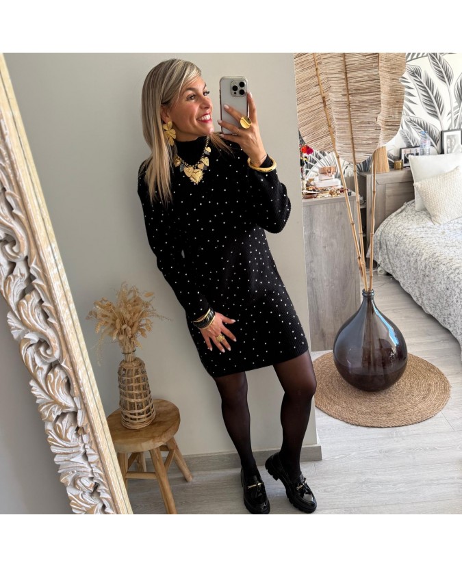 ROBE PULL ISELINE - NOIR