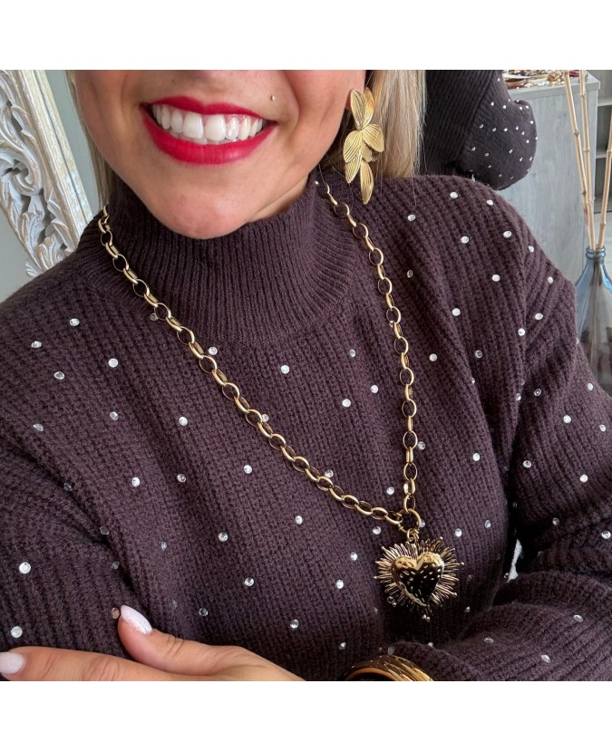 ROBE PULL ISELINE - CHOCOLAT