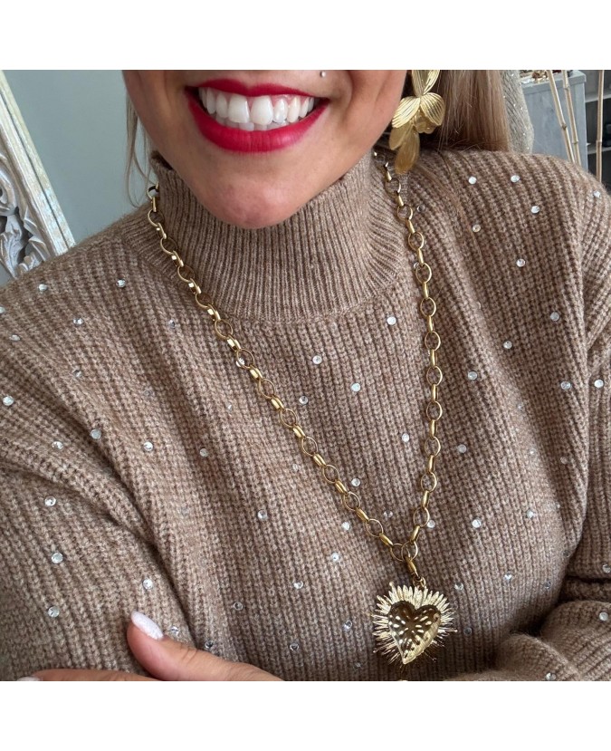 ROBE PULL ISELINE - TAUPE