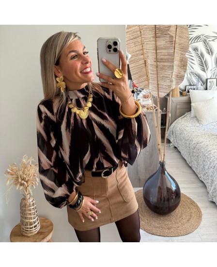 BLOUSE MARIANE - NOIR