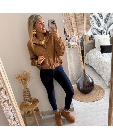 CHEMISE GWENDAL - CAMEL