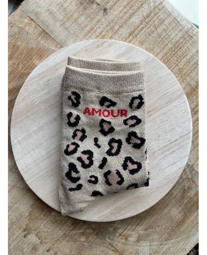 CHAUSSETTES LÉOPARD - AMOUR