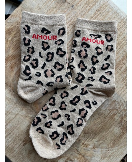 CHAUSSETTES LÉOPARD - AMOUR