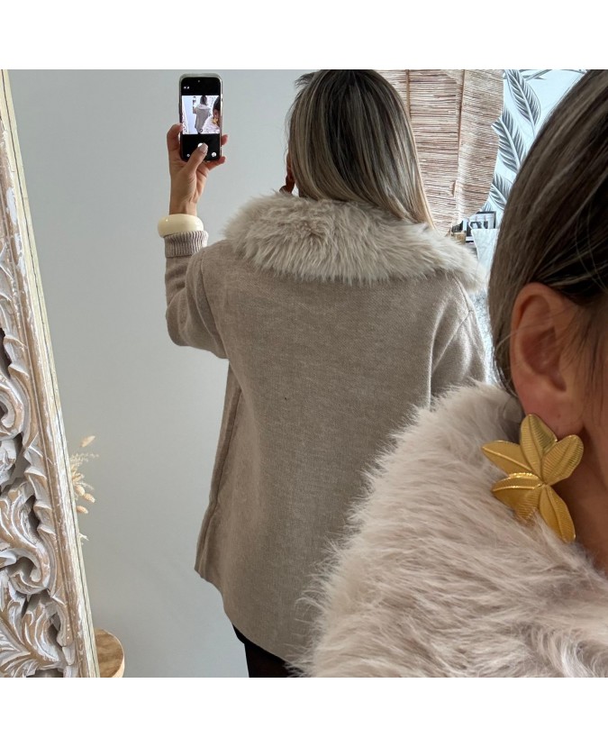 VESTE BARCLAY - TAUPE