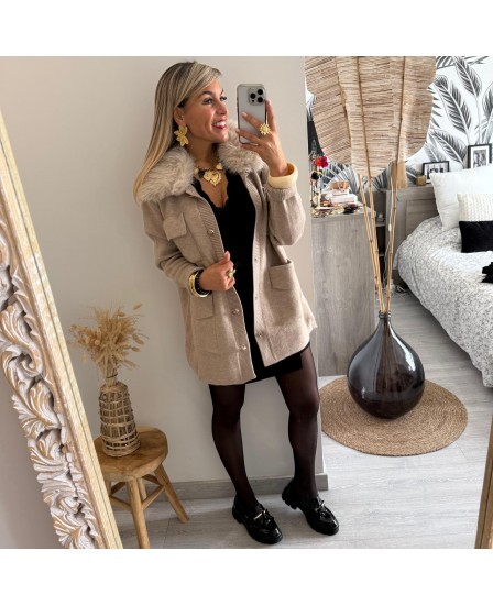 VESTE BARCLAY - TAUPE