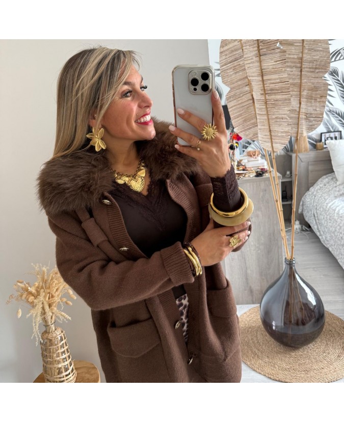 VESTE BARCLAY - CHOCO