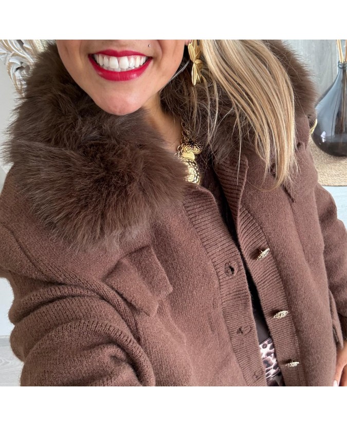 VESTE BARCLAY - CHOCO