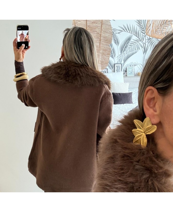 VESTE BARCLAY - CHOCO