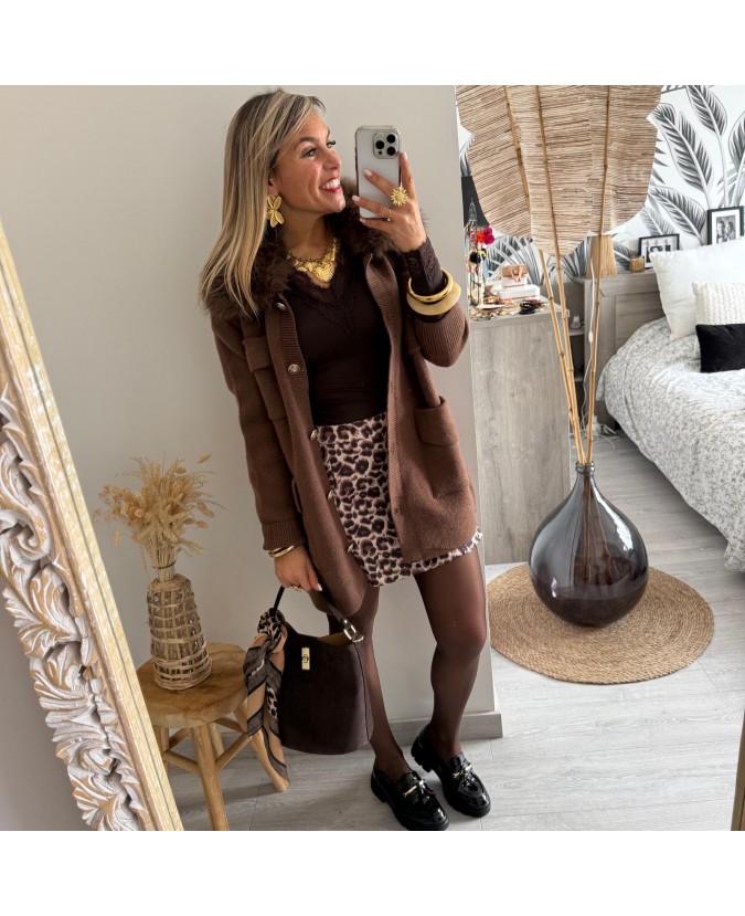 VESTE BARCLAY - CHOCO