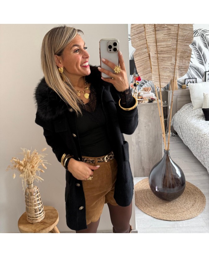 VESTE BARCLAY - NOIR