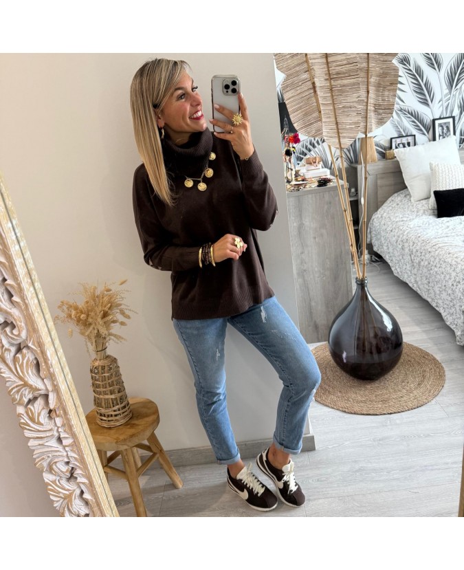 PULL MANOLO - CHOCOLAT