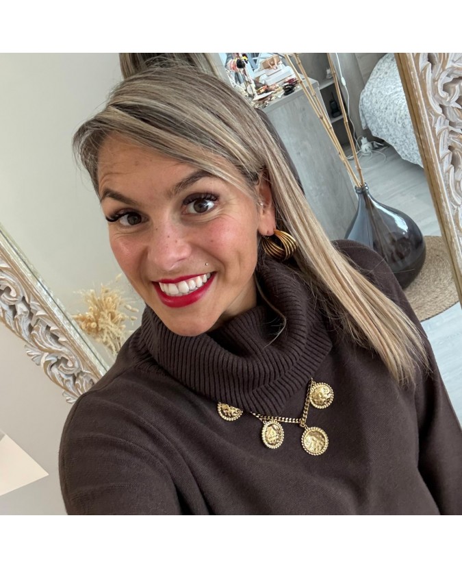 PULL MANOLO - CHOCOLAT