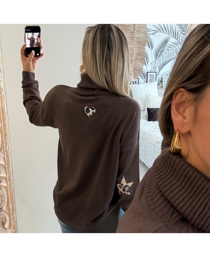 PULL MANOLO - CHOCOLAT