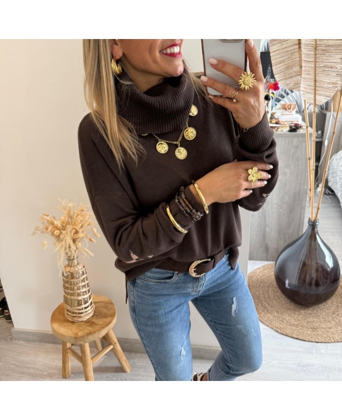 PULL MANOLO - CHOCOLAT