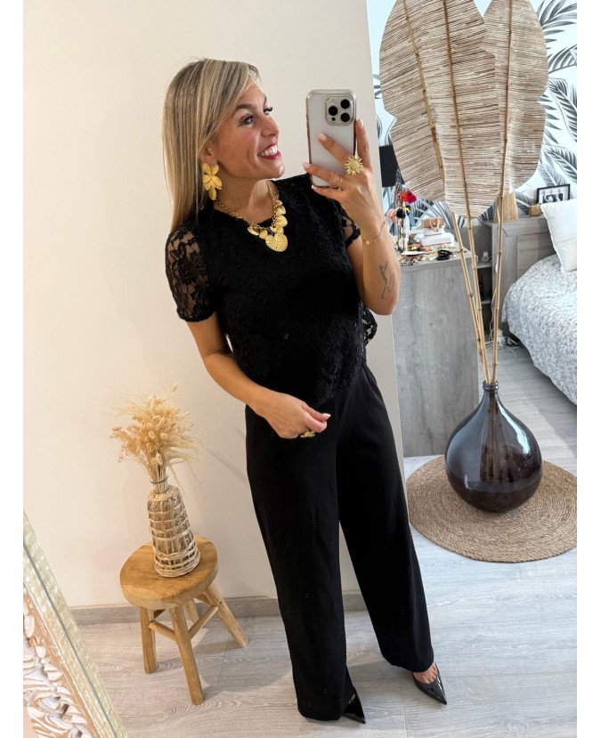 COMBINAISON JADE DENTELLE