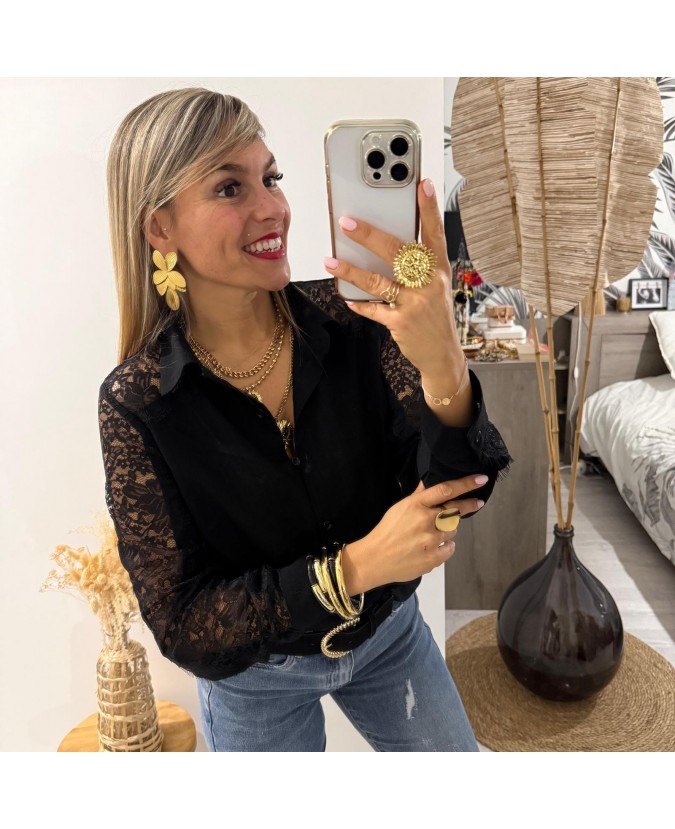 CHEMISE LAURIAN - NOIR