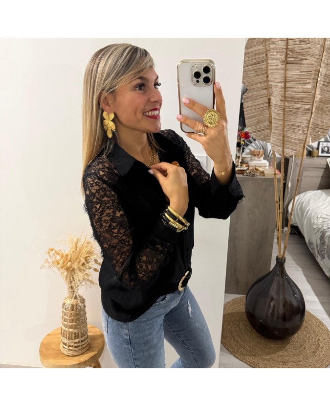 CHEMISE LAURIAN - NOIR