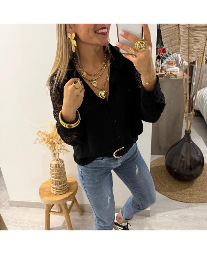 CHEMISE LAURIAN - NOIR