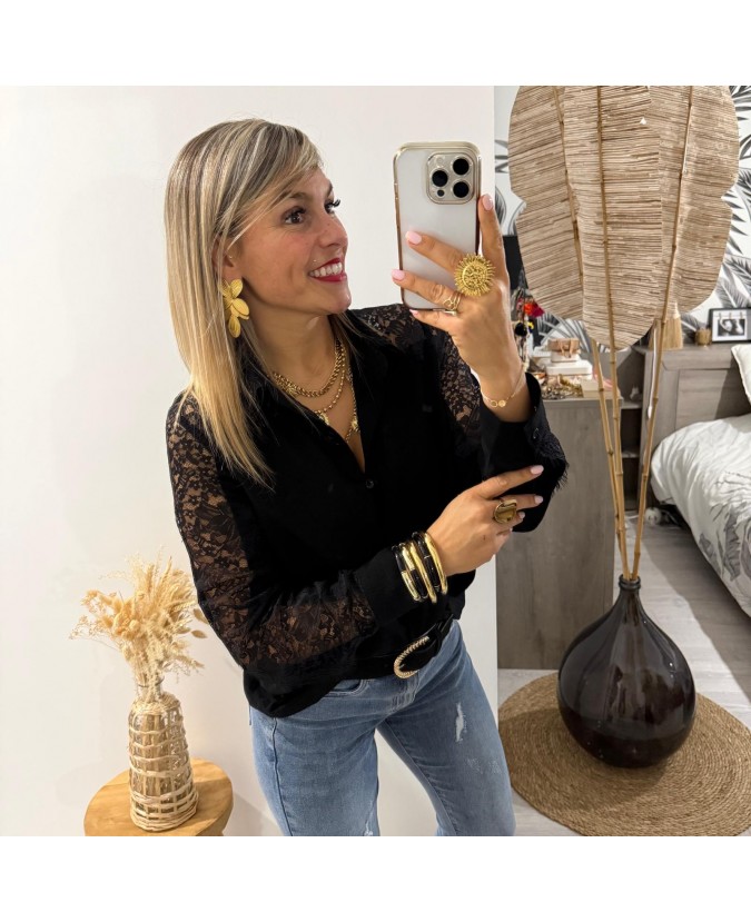 CHEMISE LAURIAN - NOIR