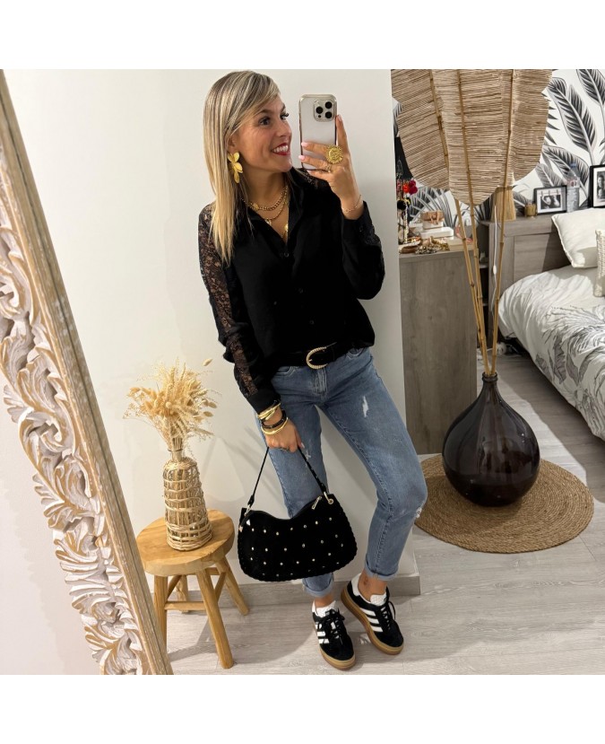 CHEMISE LAURIAN - NOIR