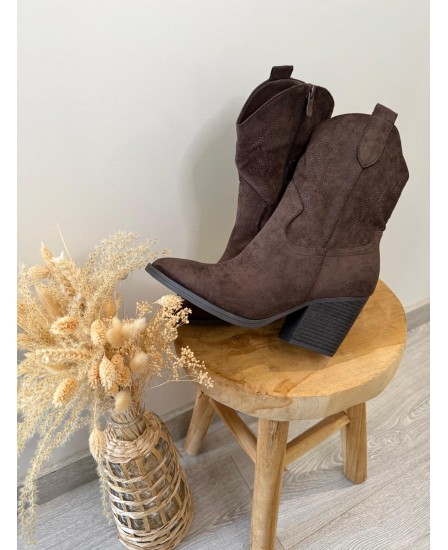 BOTTINES YRIAN - CHOCO