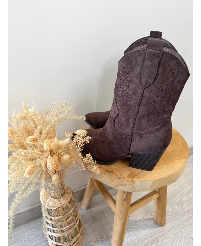 BOTTINES YRIAN - CHOCO