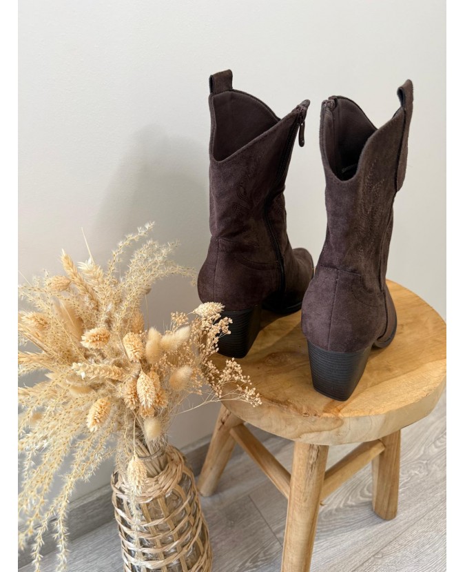 BOTTINES YRIAN - CHOCO