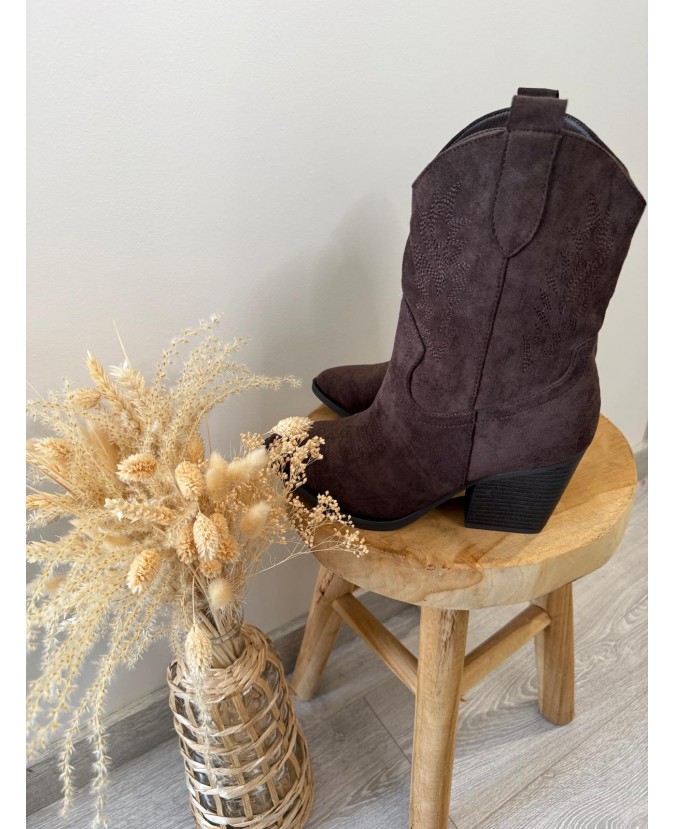 BOTTINES YRIAN - CHOCO