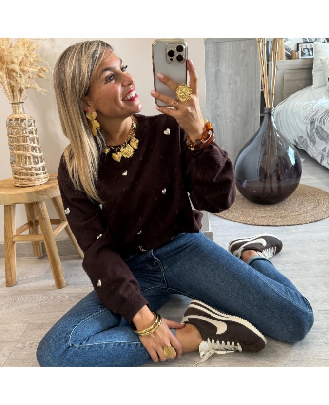 PULL HOANG - CHOCOLAT